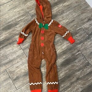 Tipsy Elves child gingerbread man onesie